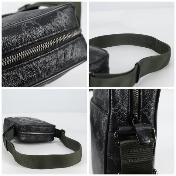 LOUIS VUITTON Monogram Eclipse DanubePM Shoulder Bag M43677 LV Auth 133254M - Picture 16 of 16